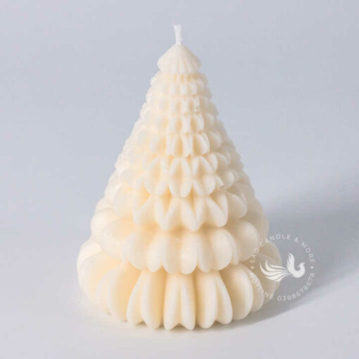 Nến Thơm Tạo Hình Cây Thông Noel Mới Handmade
