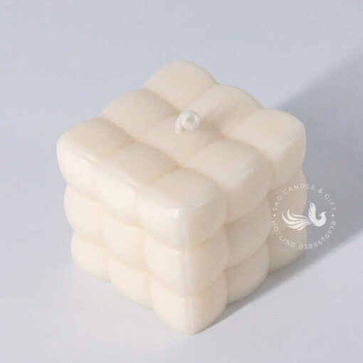 Nến Thơm Tạo Hình Khối Rubik Vuông Làm Quà Tặng