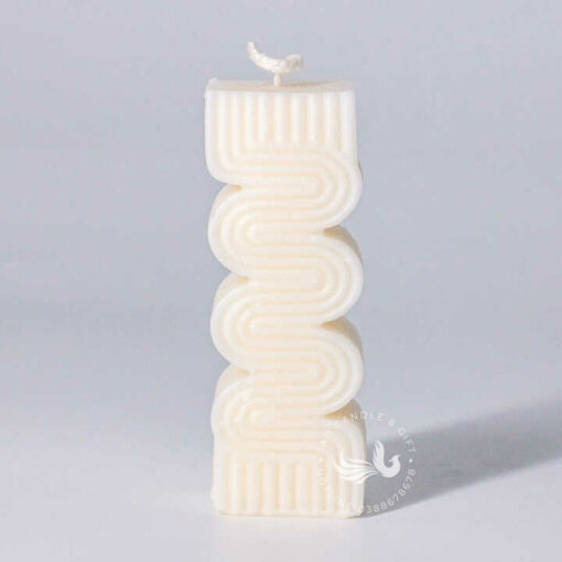 Nến Thơm Tạo Hình Lượn Sóng Handmade