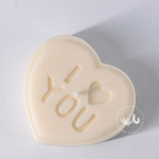 Nến Thơm Tạo Hình Trái Tim I LOVE YOU Thơm Phòng