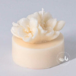 Nến Thơm Hình Trụ Chùm Hoa Sứ Handmade