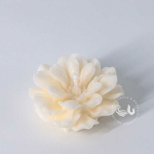 Nến Thơm Tạo Hình Hoa Hồng Bạch Trà Handmade