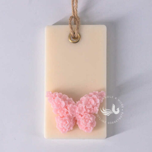 Sáp Thơm Handmade Họa Tiết Bướm Hoa Cao Cấp