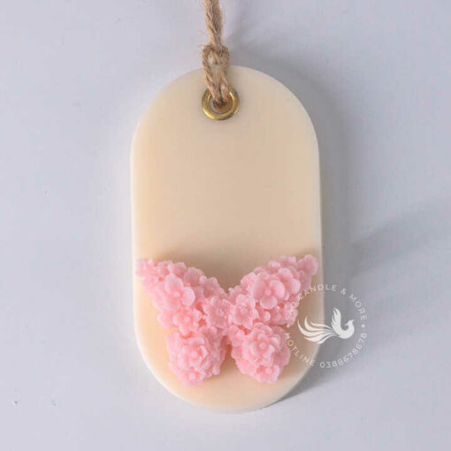 Sáp Thơm Handmade Họa Tiết Bướm Hoa Thơm Phòng