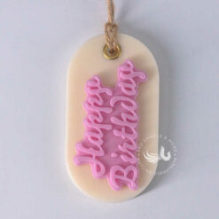 Sáp Thơm Handmade Họa Tiết Happy Birthday Thơm Phòng