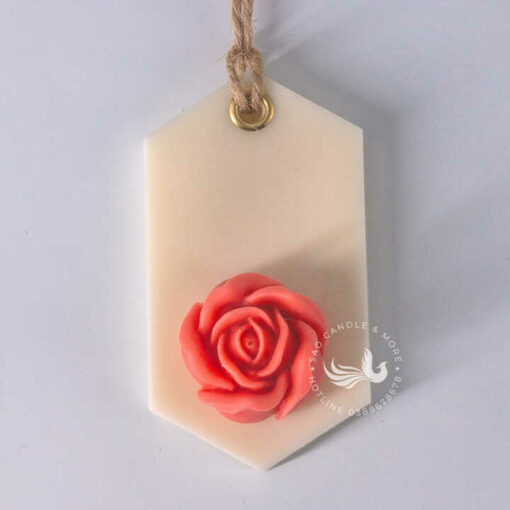 Sáp Thơm Handmade Họa Tiết Hoa Hồng Làm Quà Tặng