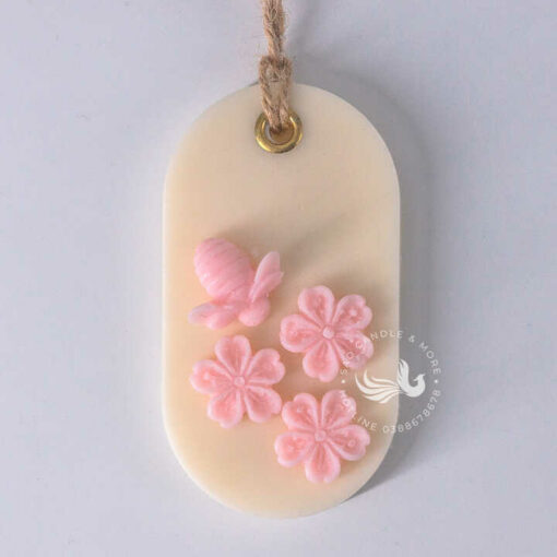 Sáp Thơm Handmade Họa Tiết Hoa Mai Handmade