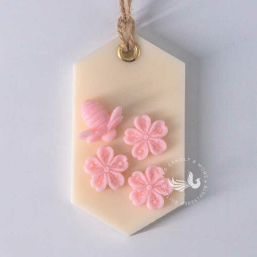 Sáp Thơm Handmade Họa Tiết Hoa Mai Thơm Phòng