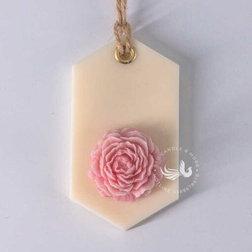 Sáp Thơm Handmade Họa Tiết Hoa Mẫu Đơn Handmade
