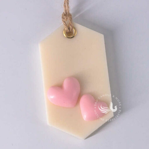Sáp Thơm Handmade Họa Tiết Trái Tim Cao Cấp