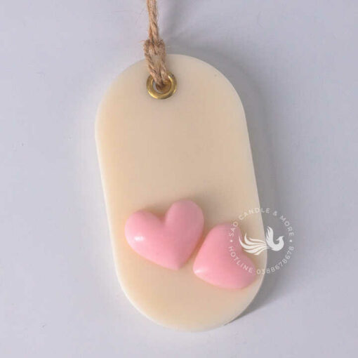 Sáp Thơm Handmade Họa Tiết Trái Tim Handmade