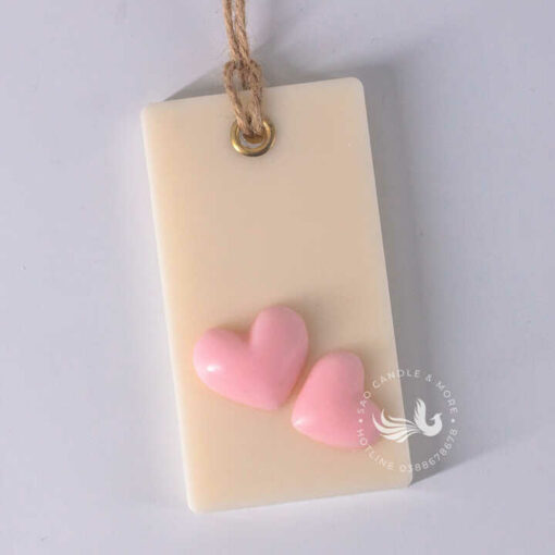 Sáp Thơm Handmade Họa Tiết Trái Tim Thơm Phòng